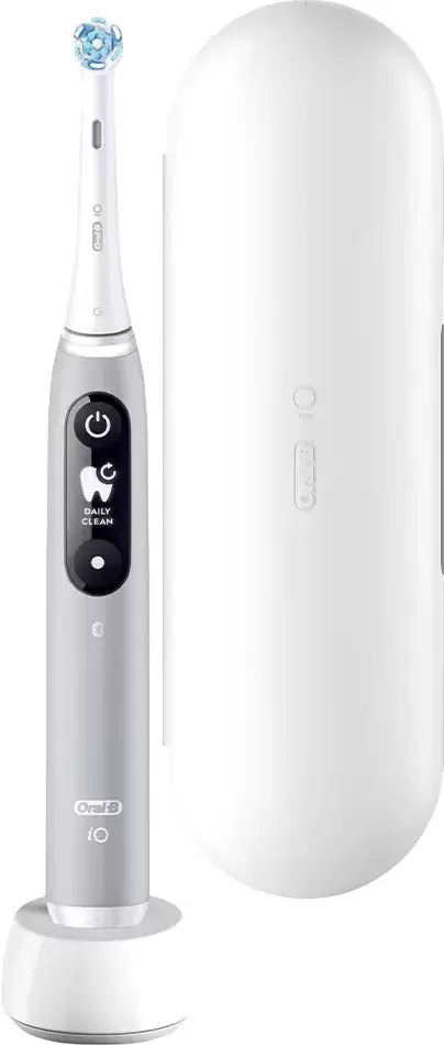 Электрическая зубная щетка Oral-B iO6 Magnetic Gray Opal без насадок