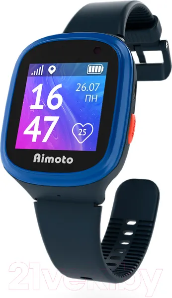 Умные часы детские Aimoto Start 2 / 9900202 (черный)