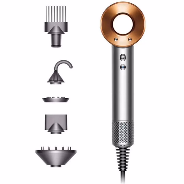 Фен Dyson HD07 Supersonic (евровилка, никель/медный)